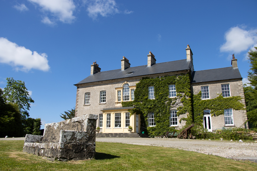 Dunmore House, the ivy-clad Georgian family home at Carrigans, Co. Donegal