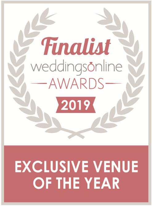 weddingsonline Awards 2019 Finalist — Exclusive Venue of the Year